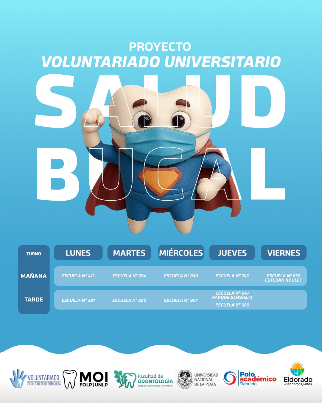 Estudiantes voluntarios recorrerán escuelas de Eldorado para promover la higiene bucal en niños  - Imagen 2